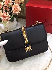 VALENTINO GLAM ROCK CROSSBODY BAG BLACK SIZE 26 CM - 1
