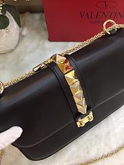 VALENTINO GLAM ROCK CROSSBODY BAG BLACK SIZE 26 CM - 2