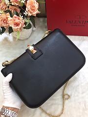 VALENTINO GLAM ROCK CROSSBODY BAG BLACK SIZE 26 CM - 4