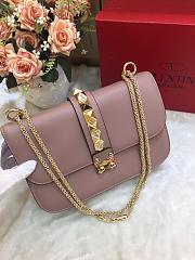VALENTINO GLAM ROCK CROSSBODY BAG MAUVE SIZE 26 CM - 6