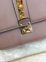 VALENTINO GLAM ROCK CROSSBODY BAG MAUVE SIZE 26 CM - 2