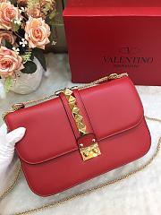 VALENTINO GLAM ROCK CROSSBODY BAG RED SIZE 26 CM - 1