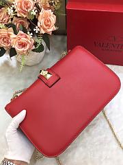 VALENTINO GLAM ROCK CROSSBODY BAG RED SIZE 26 CM - 2