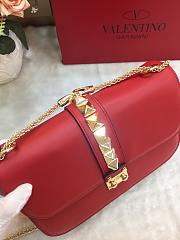 VALENTINO GLAM ROCK CROSSBODY BAG RED SIZE 26 CM - 3
