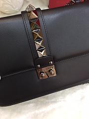 VALENTINO GLAM ROCK CROSSBODY BAG FULL BLACK SIZE 26 CM - 2