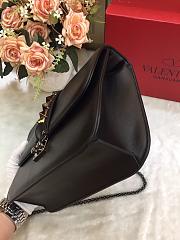 VALENTINO GLAM ROCK CROSSBODY BAG FULL BLACK SIZE 26 CM - 5