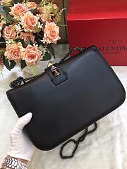 VALENTINO GLAM ROCK CROSSBODY BAG FULL BLACK SIZE 26 CM - 6