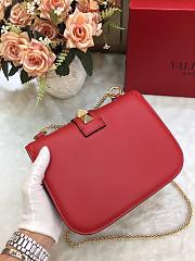 VALENTINO SMALL GLAM ROCK BAG RED SIZE 21 CM - 2