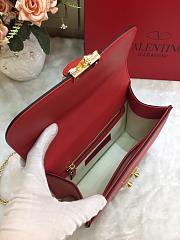 VALENTINO SMALL GLAM ROCK BAG RED SIZE 21 CM - 3