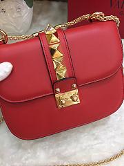 VALENTINO SMALL GLAM ROCK BAG RED SIZE 21 CM - 4