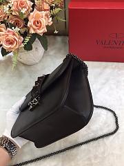 VALENTINO SMALL GLAM ROCK BAG FULL BLACK SIZE 21 CM - 5