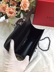 VALENTINO SMALL GLAM ROCK BAG FULL BLACK SIZE 21 CM - 4