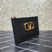 VALENTINO V LOGO POUCH BLACK SIZE 25 CM - 6