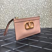 VALENTINO V LOGO POUCH POWDER PINK SIZE 25 CM - 2