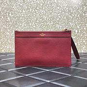 VALENTINO V LOGO POUCH BORDEAUX SIZE 25 CM - 6
