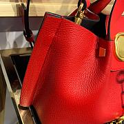 VALENTINO GARAVANI ESCAPE MEDIUM TOTE BAG RED SIZE 31 CM - 6