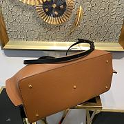 VALENTINO GARAVANI ESCAPE LARGE TOTE BAG BROWN SIZE 31 CM - 6