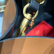 VALENTINO GARAVANI ESCAPE LARGE TOTE BAG BROWN SIZE 31 CM - 5