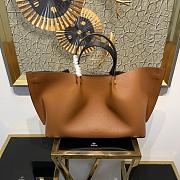 VALENTINO GARAVANI ESCAPE LARGE TOTE BAG BROWN SIZE 31 CM - 3