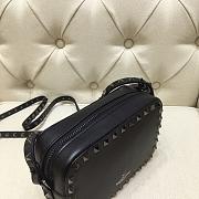 VALENTINO GARAVANI ROCKSTUD CAMERA BAG FULL BLACK SIZE 18 CM - 4