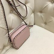 VALENTINO GARAVANI ROCKSTUD CAMERA BAG POWDER PINK SIZE 18 CM - 4