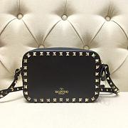 VALENTINO GARAVANI ROCKSTUD CAMERA BAG BLACK SIZE 18 CM - 5