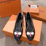 LV FLAT LADY SHOES BLACK LV-01 - 3