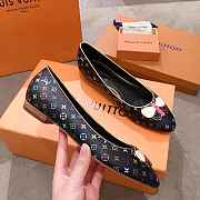 LV FLAT LADY SHOES BLACK LV-01 - 2