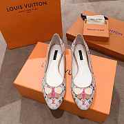 LV FLAT LADY SHOES WHITE LV-01 - 3