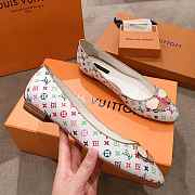 LV FLAT LADY SHOES WHITE LV-01 - 6