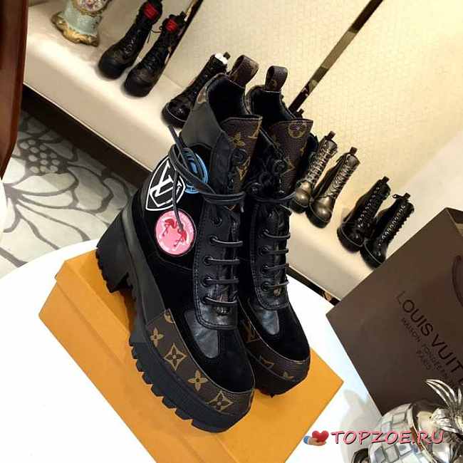 LV PLATFORM DESERT BOOTS 002 - 1