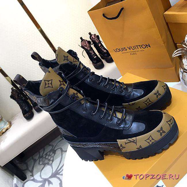 LV PLATFORM DESERT BOOTS 005 - 1