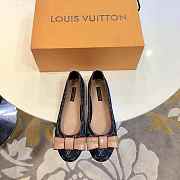 LV FLAT CANVAS SHOES BLUE & BLACK 003 - 2