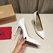CHRISTINA LOUBOUTIN HEELS IN WHITE CL-01 - 6