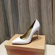CHRISTINA LOUBOUTIN HEELS IN WHITE CL-01 - 2