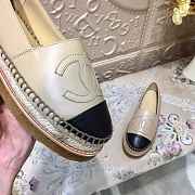  CHANEL ESPADRILLES LIGHT BEIGE FLAT C-01 - 6