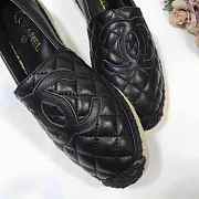 CHANEL LAMBSKIN FLAT BLACK C-01 - 4