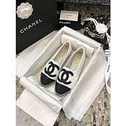 CHANEL FLAT BLACK & WHITE C-01 - 1