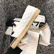 CHANEL FLAT BLACK & WHITE C-01 - 3
