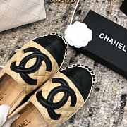 CHANEL FLAT BLACK & BEIGE C-01 - 2