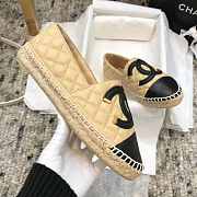CHANEL FLAT BLACK & BEIGE C-01 - 3