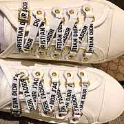 DIOR WHITE CANVAS SNEAKERS D-04 - 6