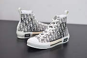 DIOR HIGH-TOP OBLIQUE CANVAS SNEAKERS D-06 - 1