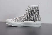 DIOR HIGH-TOP OBLIQUE CANVAS SNEAKERS D-06 - 3