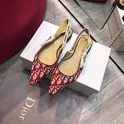 DIOR 19SS CD RED FLAT SHOES D-09 - 1