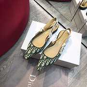 DIOR 19SS CD GRENN FLAT SHOES D-09 - 1