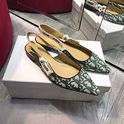 DIOR 19SS CD GRENN FLAT SHOES D-09 - 4