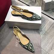DIOR 19SS CD GRENN FLAT SHOES D-09 - 2