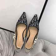 DIOR 19SS CD BLACK FLAT SHOES D-09 - 6