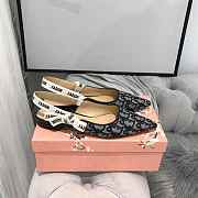 DIOR 19SS CD BLACK FLAT SHOES D-09 - 5